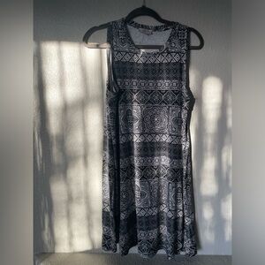 Ann Taylor Loft Sleeveless Floral Print Sundress (Size Large)